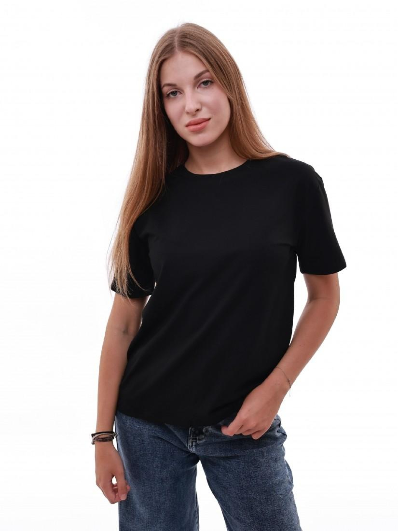 Футболка женская Чёрный LUMO модель 687415 Фото
