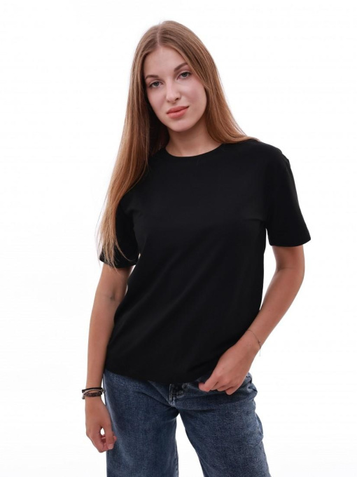 Футболка женская Чёрный LUMO модель 687415 Фото
