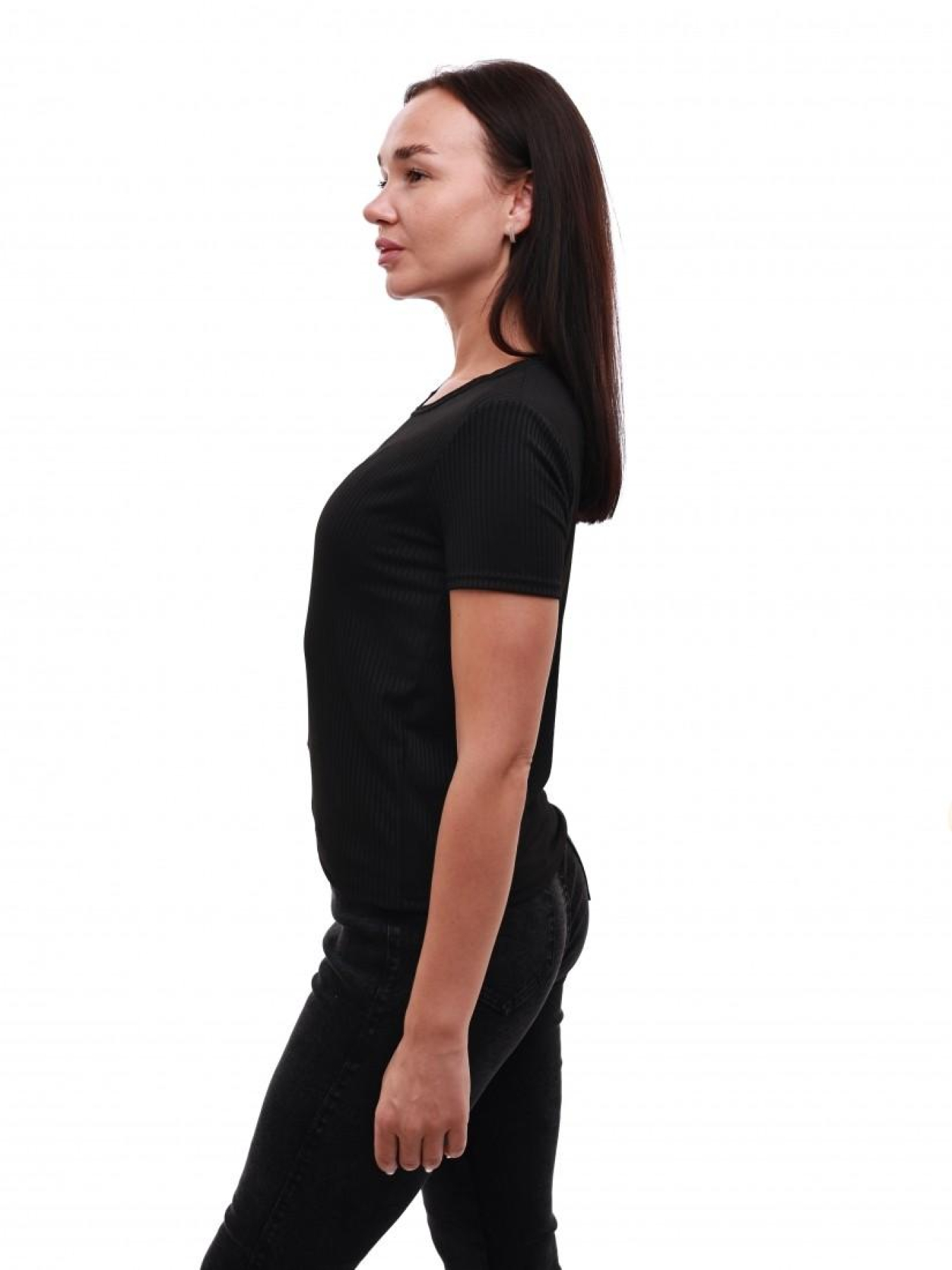 Футболка женская Чёрный ЭДЕЛЬВЕЙС модель 687779 Фото