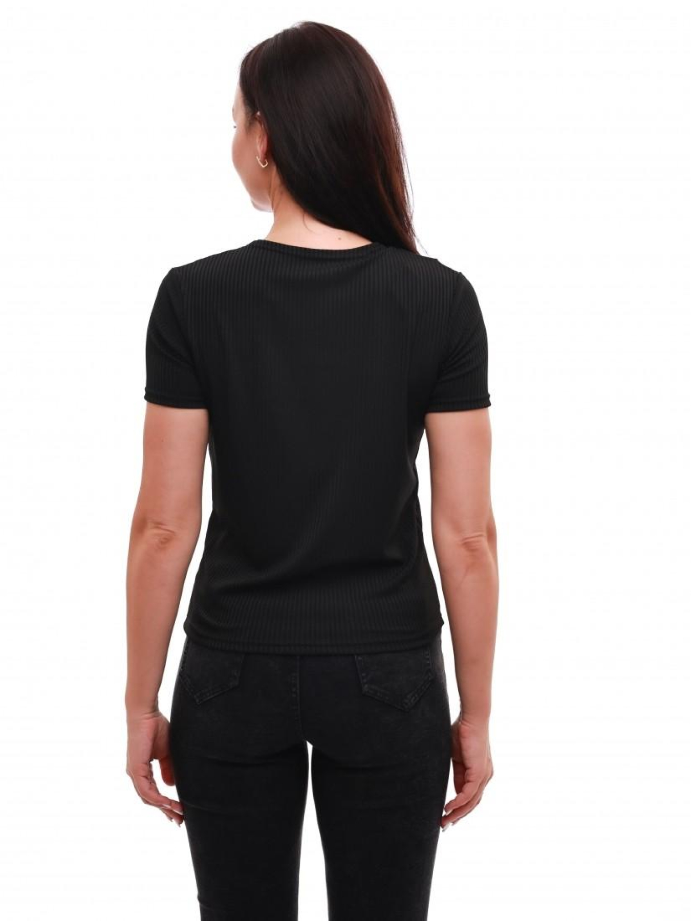 Футболка женская Чёрный ЭДЕЛЬВЕЙС модель 687779 Фото