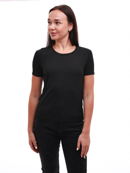 Футболка женская Чёрный ЭДЕЛЬВЕЙС модель 687779 Фото
