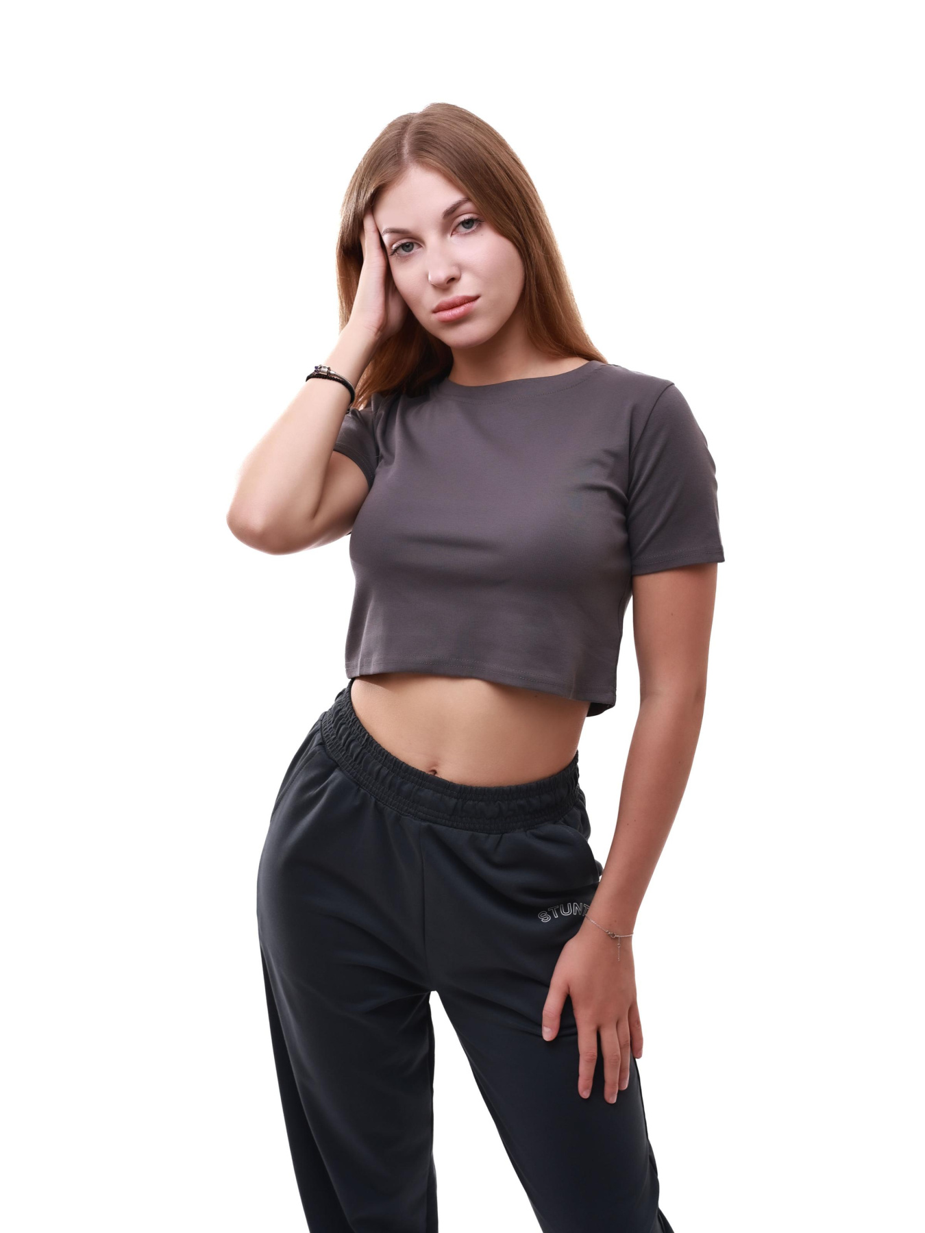 Футболка жіноча Темно-сірий STREAM модель 686239 Фото