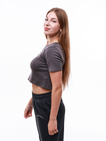 Футболка жіноча Темно-сірий STREAM модель 686239 Фото