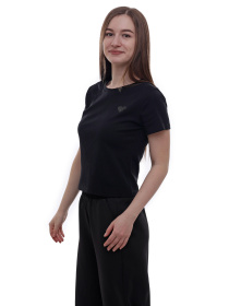 Футболка женская Чёрный LUMO модель 701350 Футболка женская Чёрный LUMO модель 701350 Фото