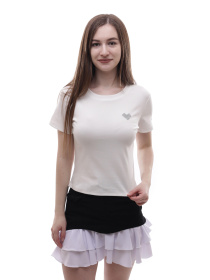 Футболка женская Белый LUMO модель 701352 Футболка женская Белый LUMO модель 701352 Фото