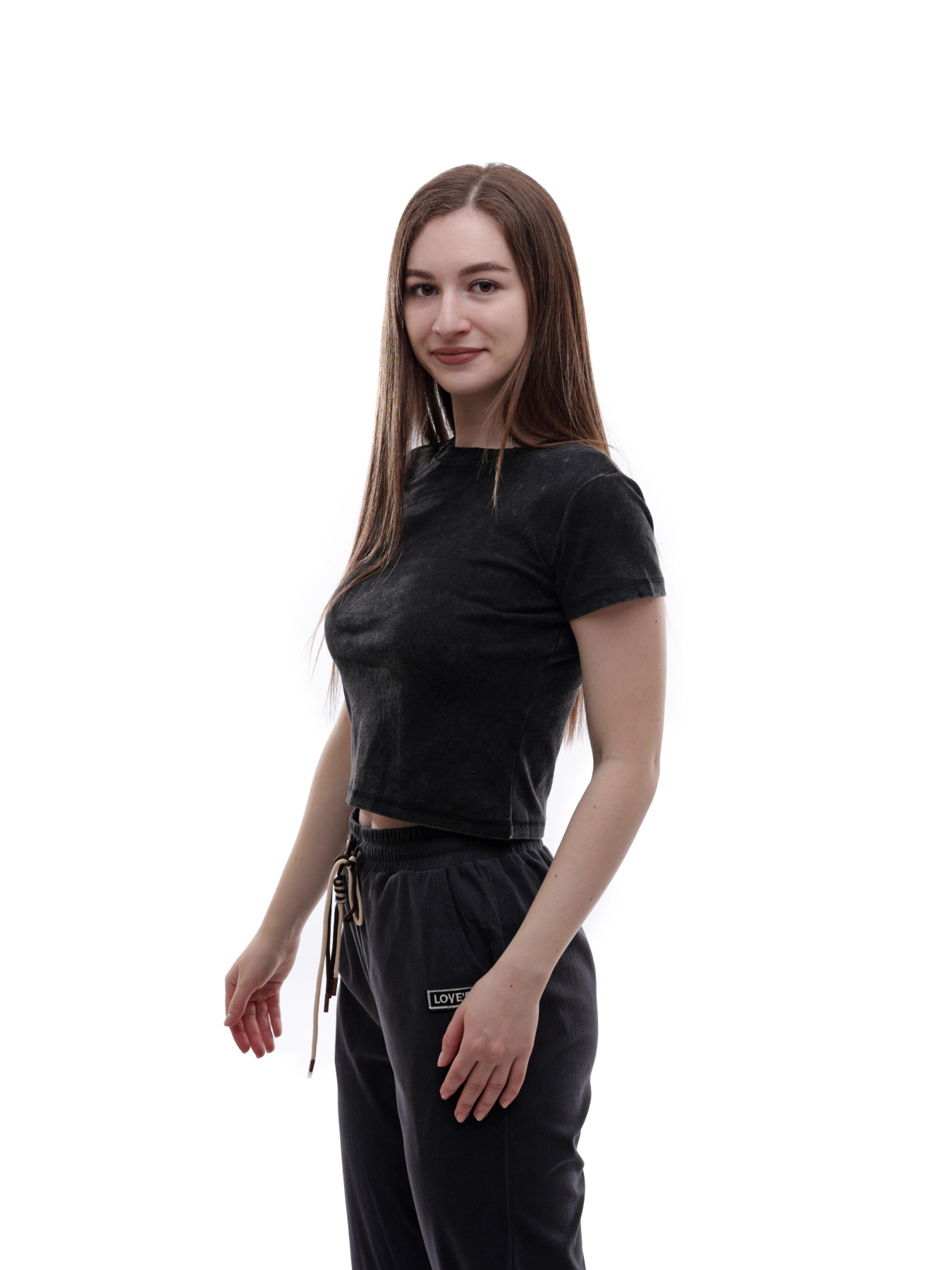 Футболка женская Чёрный LUMO модель 703726 Фото