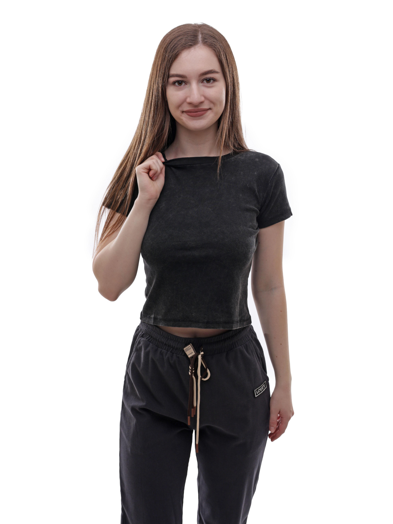 Футболка женская Чёрный LUMO модель 703726 Фото