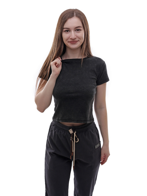 Футболка женская Чёрный LUMO модель 703726 Фото