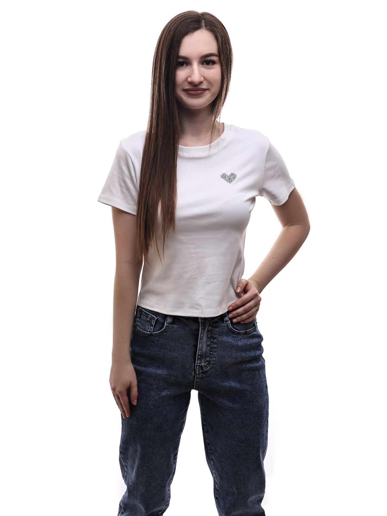 Футболка женская Белый LUMO модель 701349 Фото