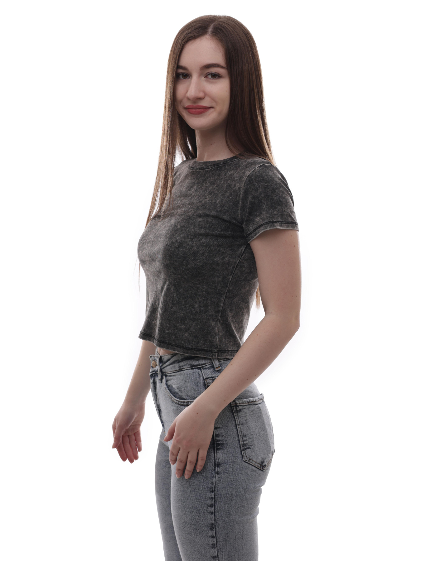 Футболка жіноча Сірий LUMO модель 703725 Фото