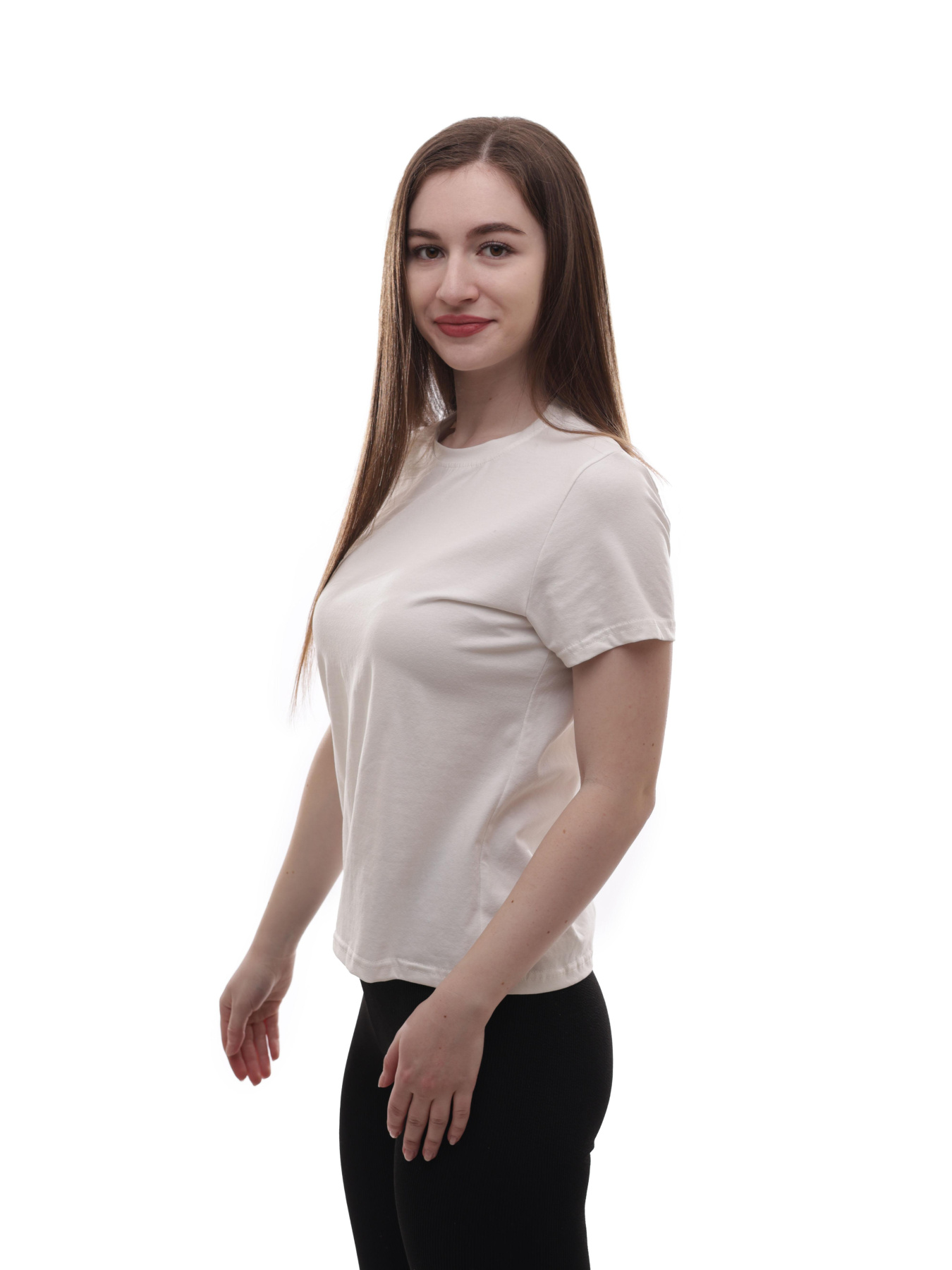 Футболка жіноча Молочний STREAM модель 704183 Фото