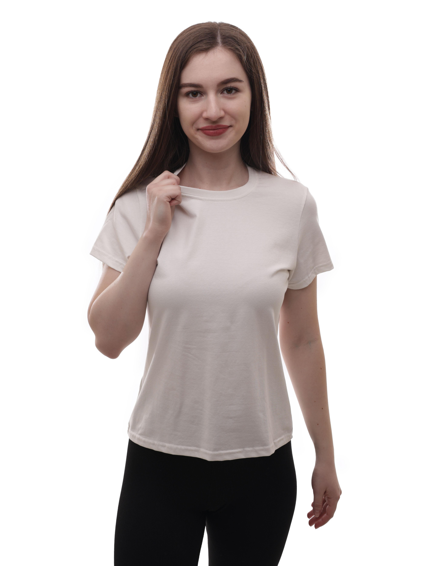 Футболка жіноча Молочний STREAM модель 704183 Фото