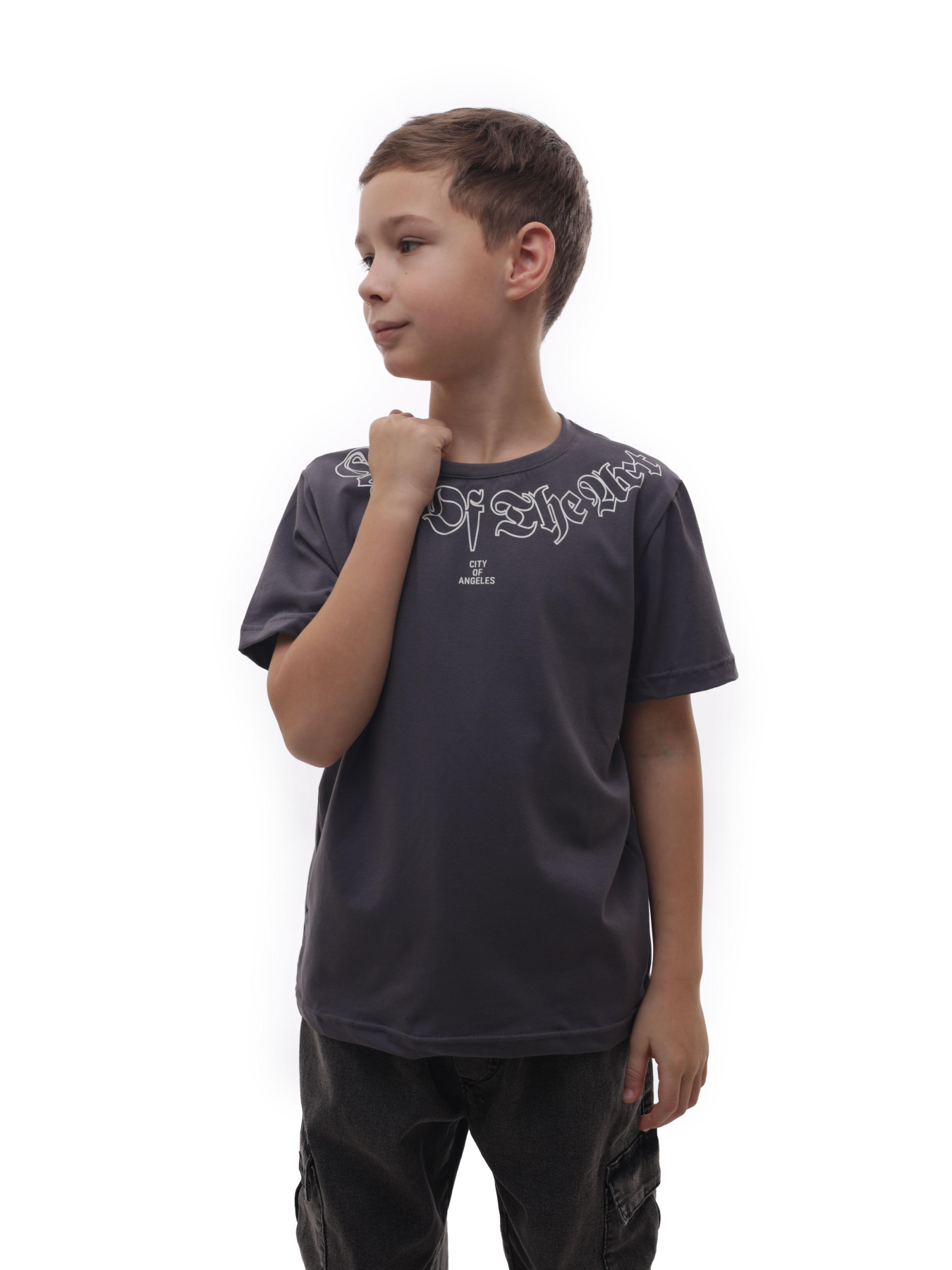 Футболка для мальчика подростка Графит РАЙ-ТЕХ модель 703494 Фото