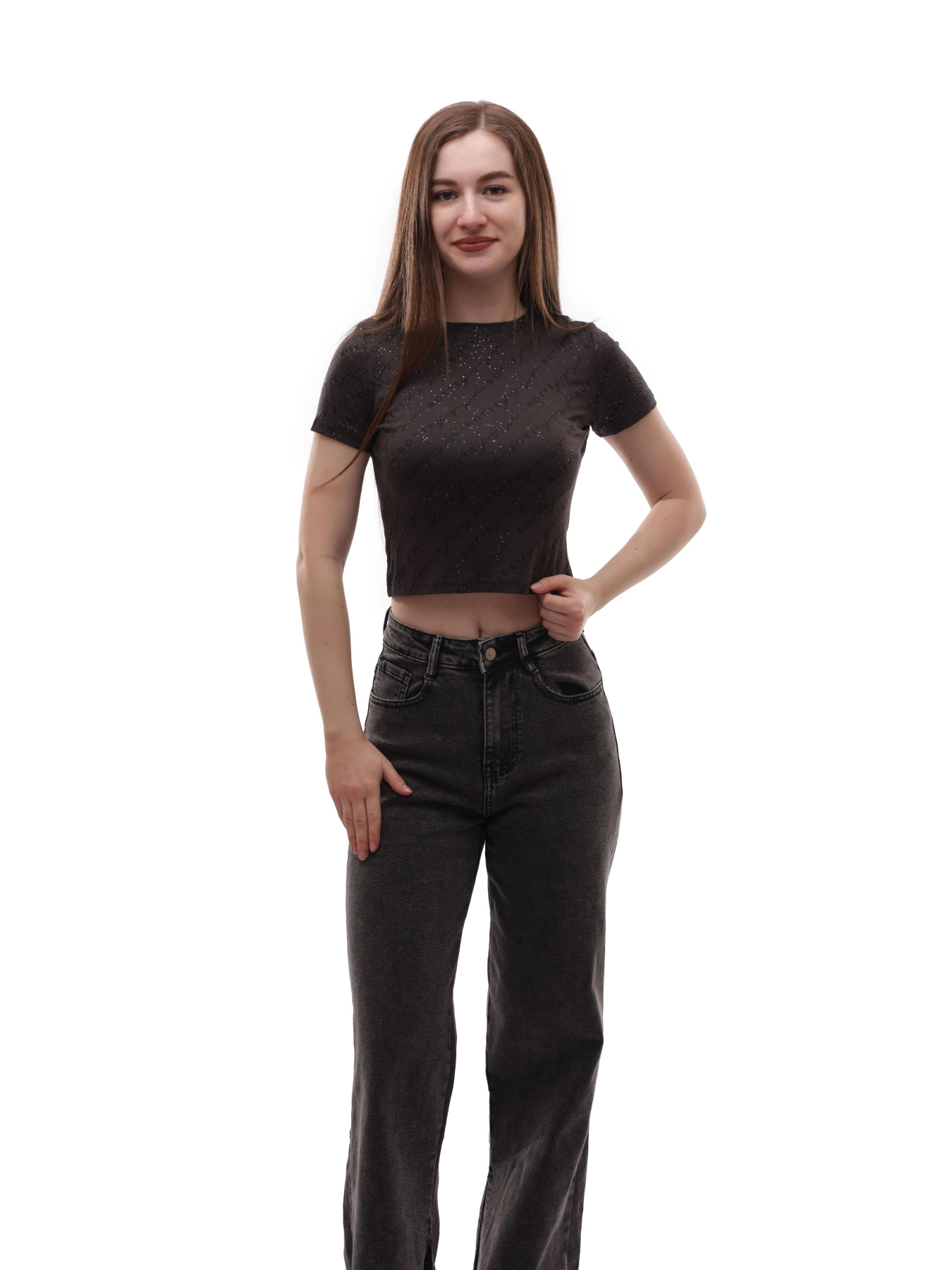 Футболка жіноча Темно-сірий STREAM модель 702878 Фото