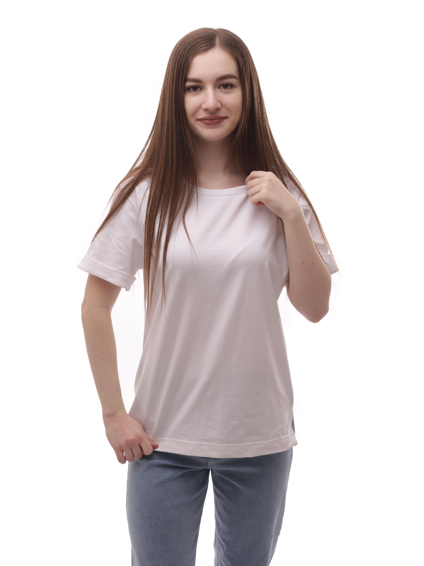 Футболка женская Белый РАЙ-ТЕХ модель 703204 Фото