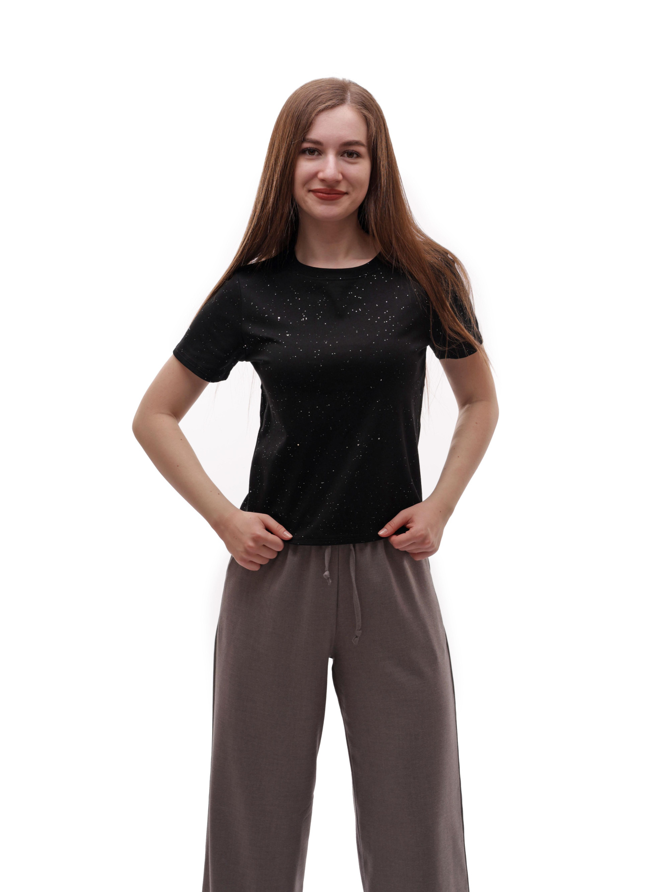 Футболка женская Чёрный STREAM модель 703882 Фото