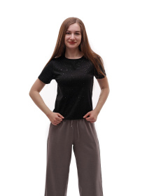 Футболка женская Чёрный STREAM модель 703882 Фото