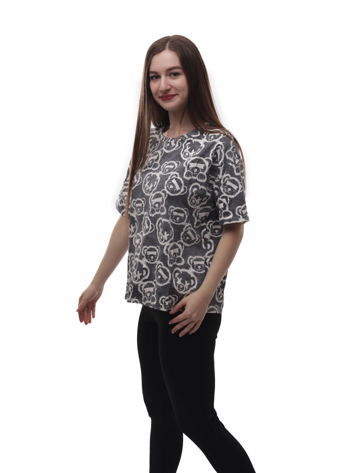 Футболка жіноча Сірий LUMO модель 704203 Фото