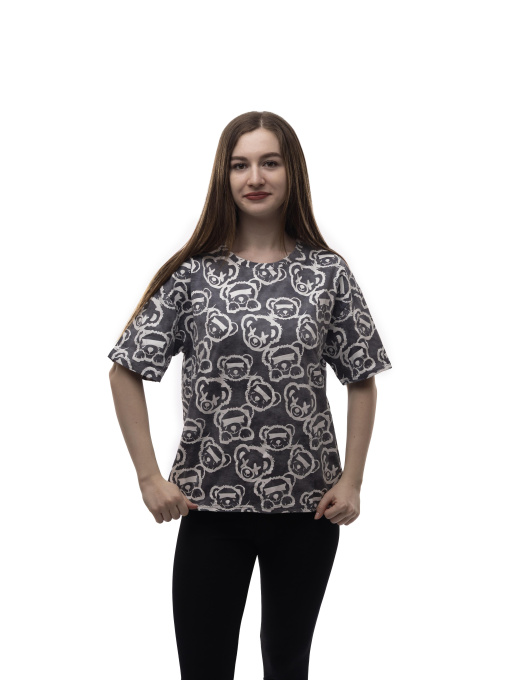 Футболка женская Серый LUMO модель 704203 Фото