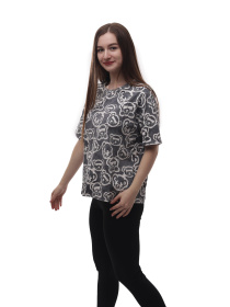 Футболка жіноча Сірий LUMO модель 704203 Футболка жіноча Сірий LUMO модель 704203 Фото