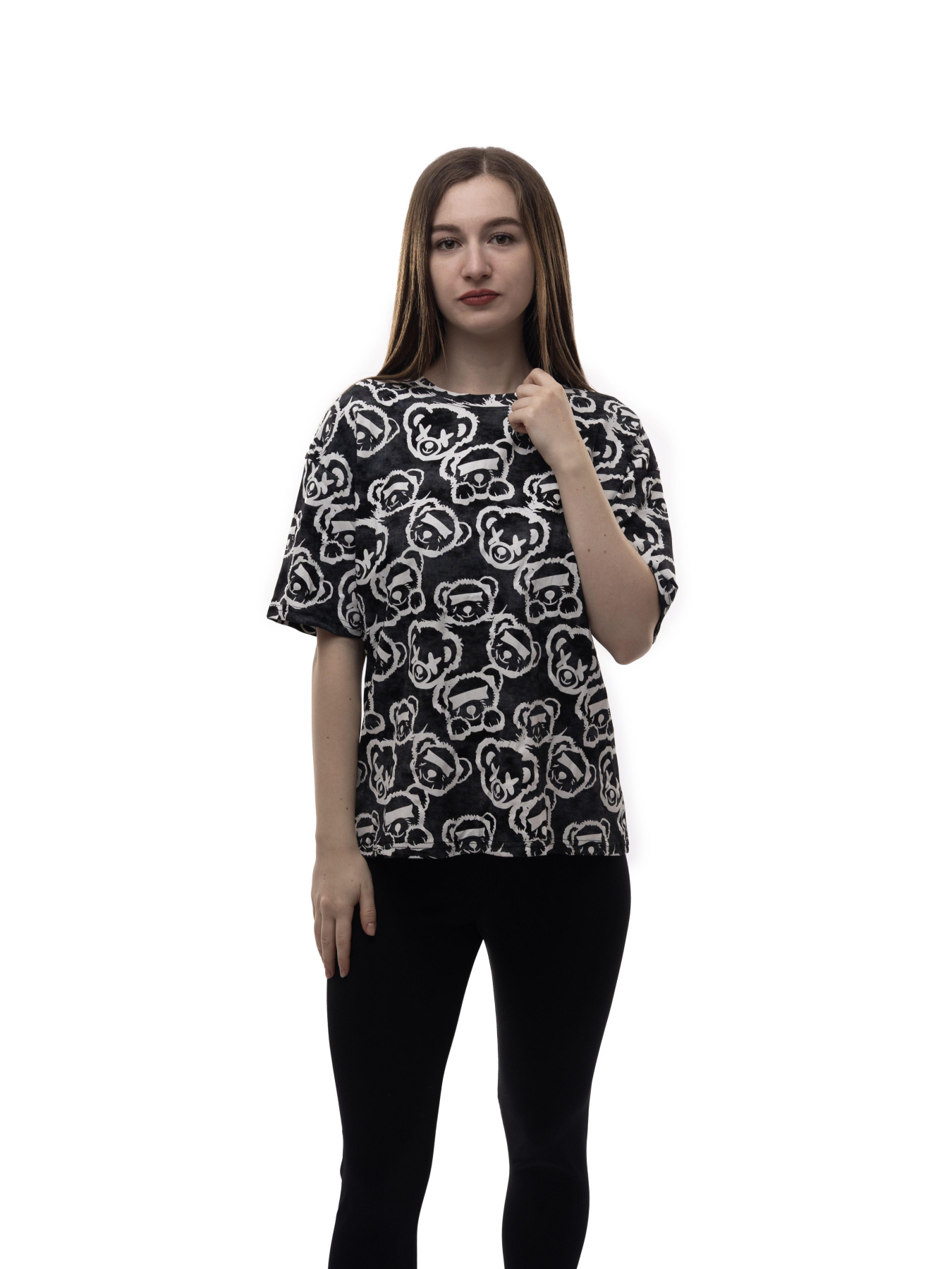 Футболка женская Чёрный LUMO модель 704205 Фото