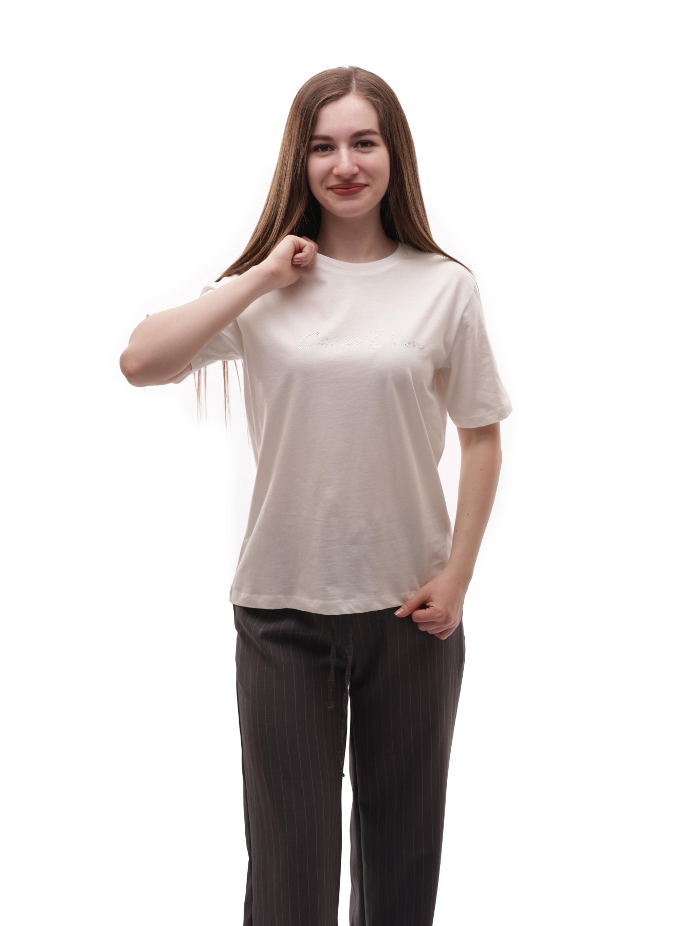 Футболка женская Белый LUMO модель 721788 Фото