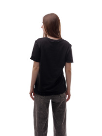 Футболка женская Чёрный РАЙ-ТЕХ модель 703206 Фото