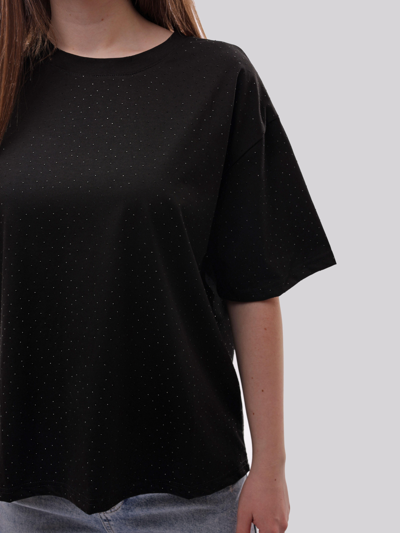 Футболка женская Чёрный LUMO модель 705998 Фото