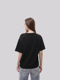 Футболка женская Чёрный LUMO модель 705998 Фото