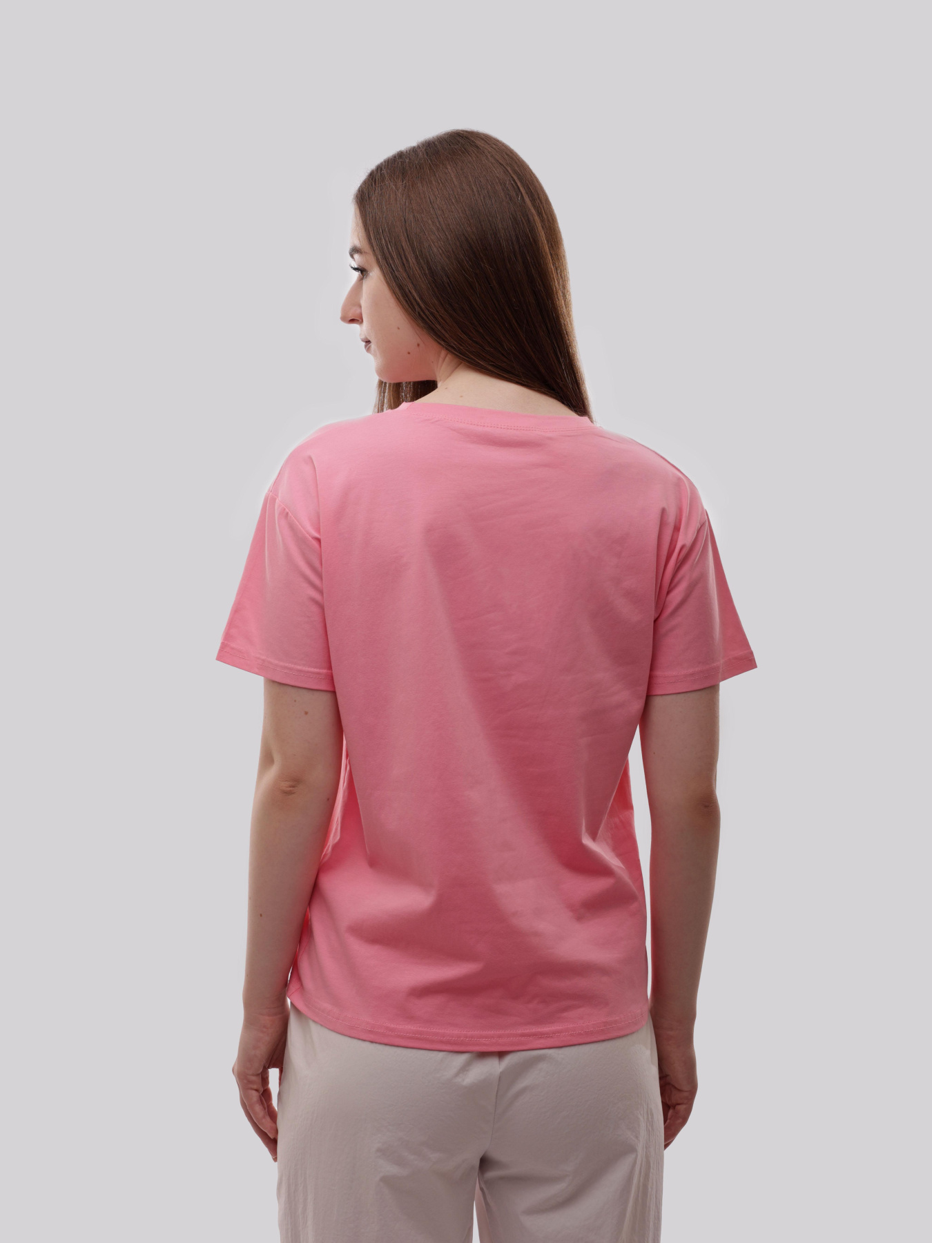 Футболка женская Розовый LUMO модель 706063 Фото