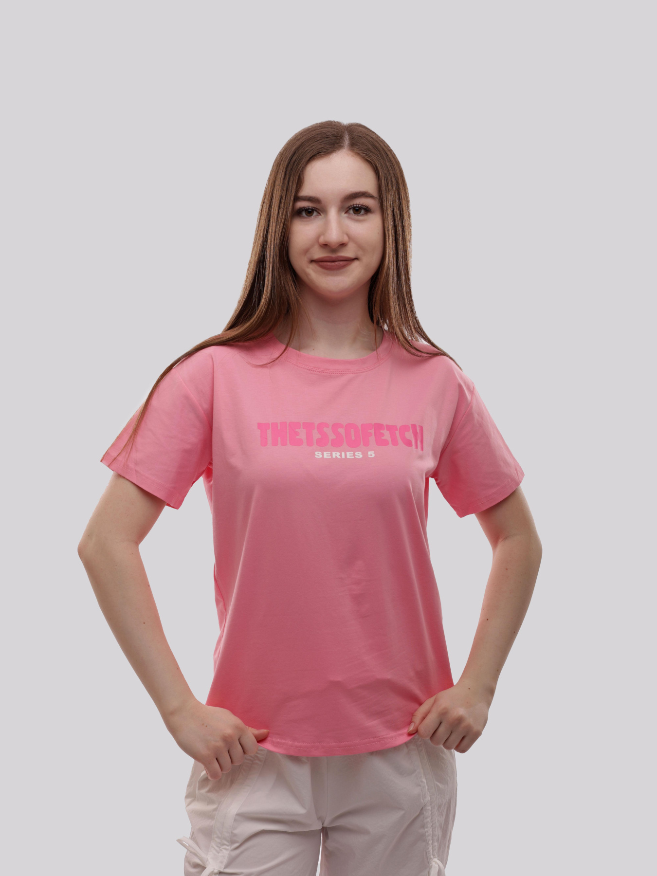 Футболка женская Розовый LUMO модель 706063 Фото