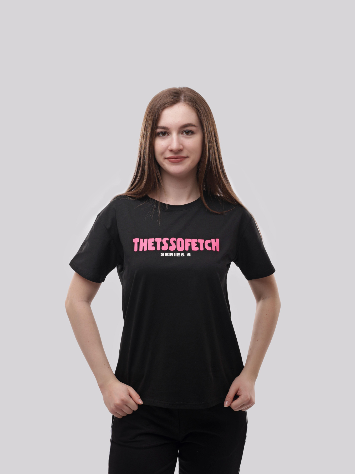 Футболка женская Чёрный LUMO модель 706064 Фото