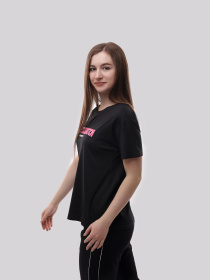 Футболка женская Чёрный LUMO модель 706064 Фото