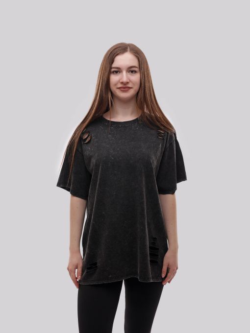 Футболка женская Чёрный LUMO модель 706066 Фото