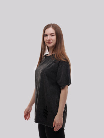 Футболка женская Чёрный LUMO модель 706066 Фото