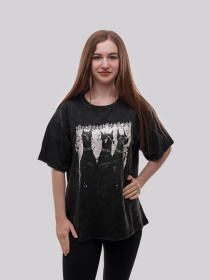 Футболка женская Чёрный LUMO модель 706067 Фото