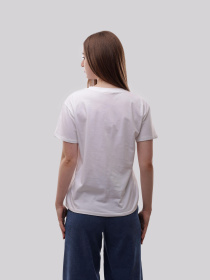 Футболка жіноча Білий LUMO модель 706914 Футболка жіноча Білий LUMO модель 706914 Фото