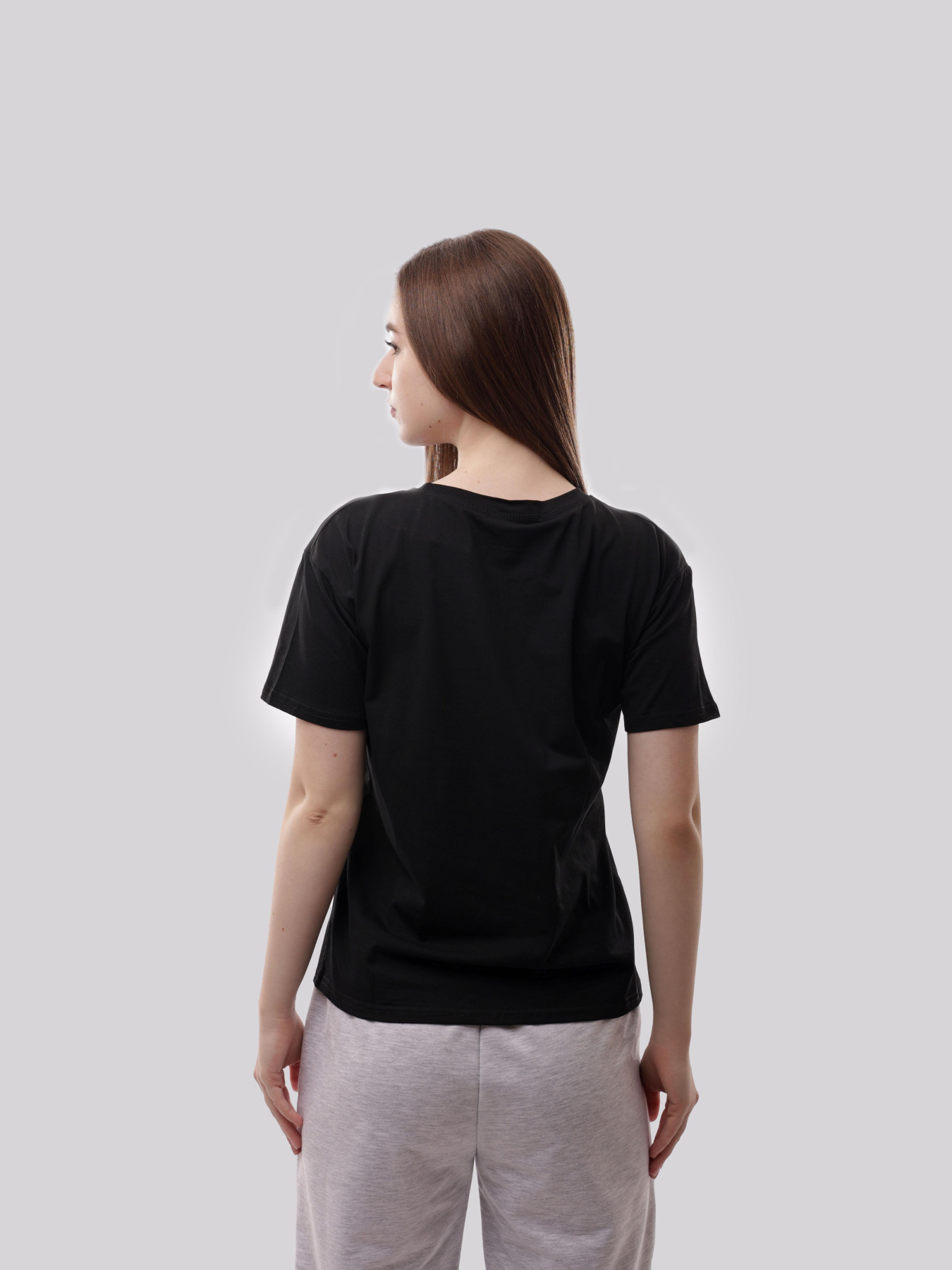 Футболка женская Чёрный LUMO модель 706915 Фото