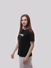 Футболка женская Чёрный LUMO модель 706915 Фото