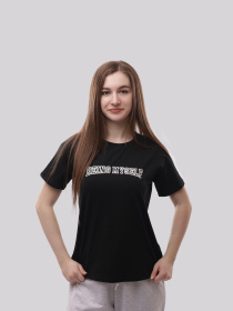 Футболка женская Чёрный LUMO модель 706915 Фото