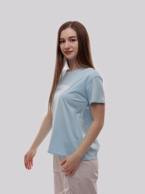 Футболка женская Голубой LUMO модель 706916 Футболка женская Голубой LUMO модель 706916 Фото
