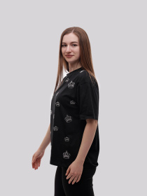 Футболка женская Чёрный LUMO модель 706928 Фото