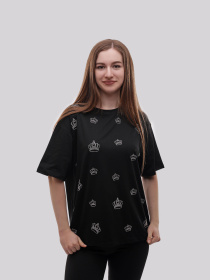 Футболка женская Чёрный LUMO модель 706928 Фото