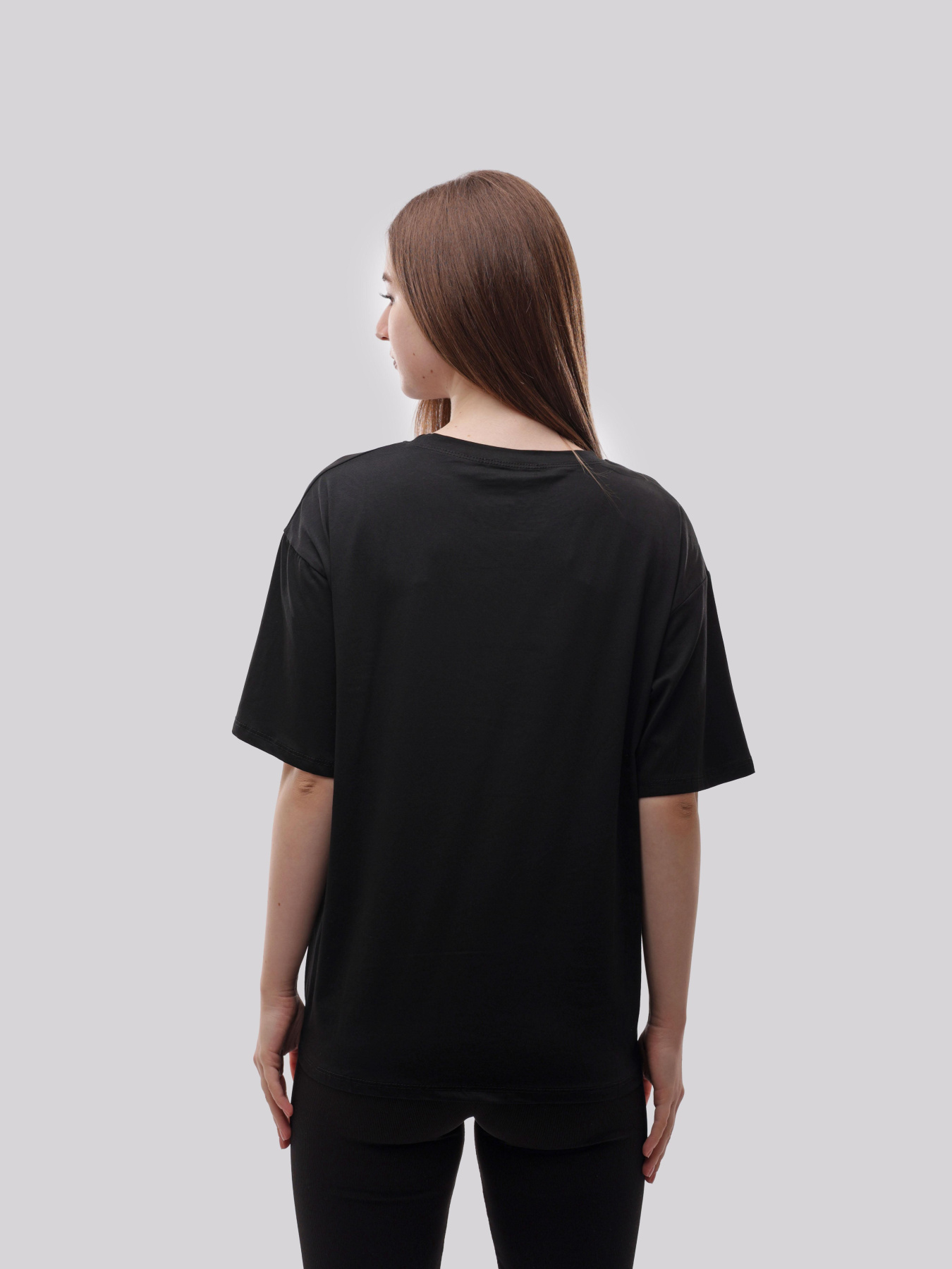 Футболка женская Чёрный LUMO модель 706931 Фото