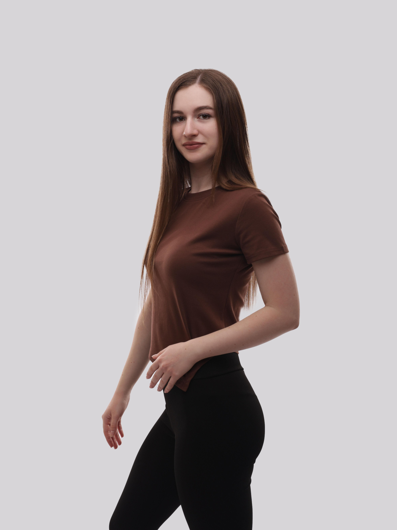 Футболка жіноча Темно-коричневий STREAM модель 707552 Фото