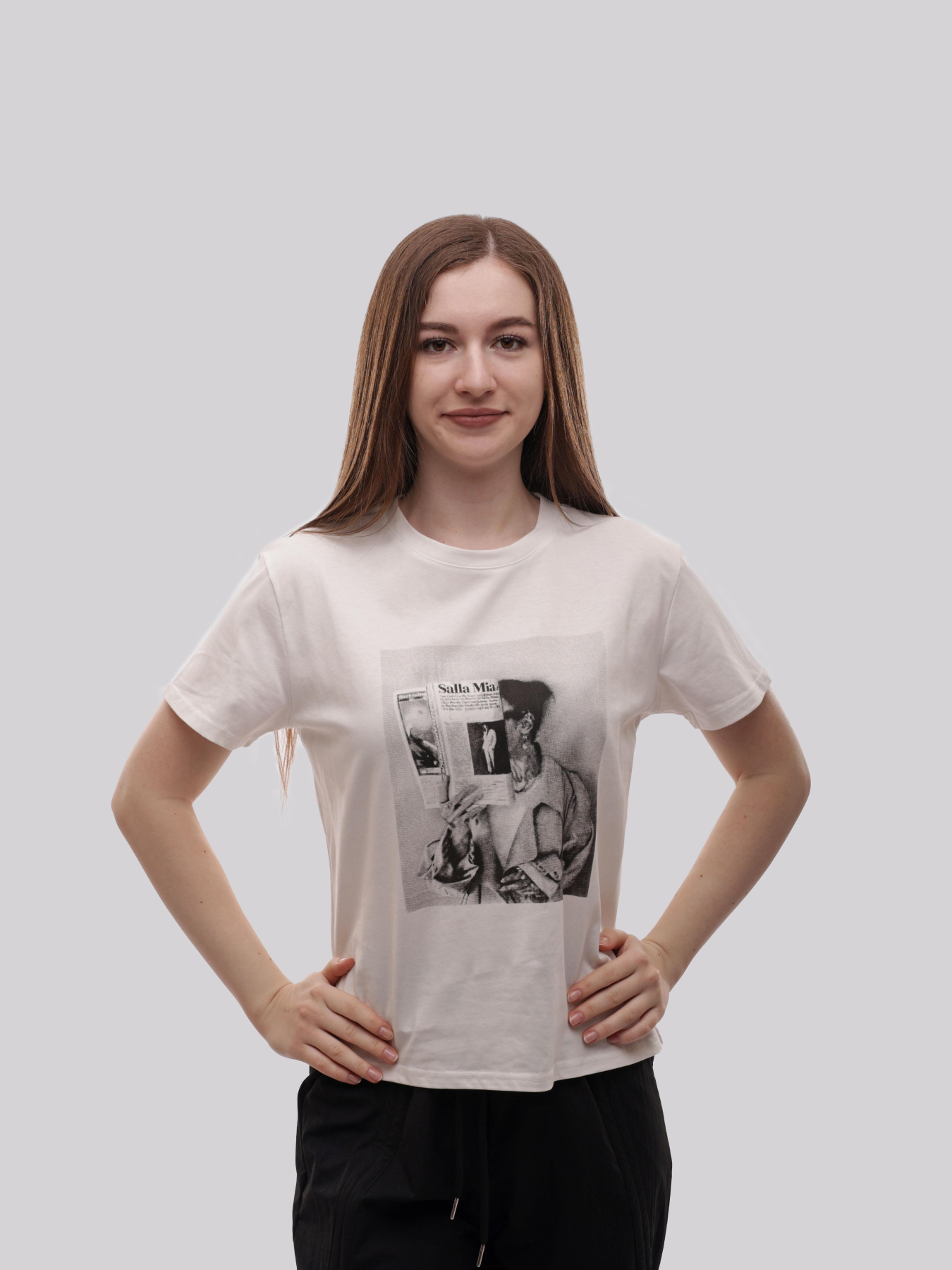 Футболка женская Белый LUMO модель 710688 Фото