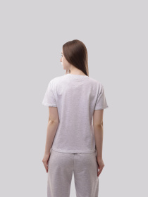 Футболка женская Светло-серый LUMO модель 710691 Футболка женская Светло-серый LUMO модель 710691 Фото