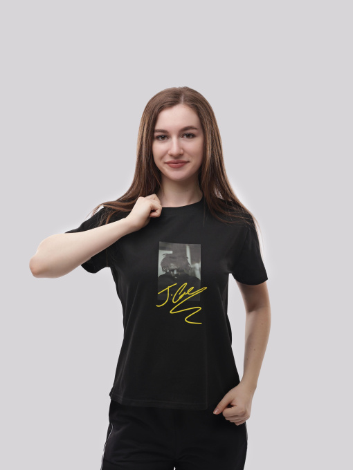 Футболка женская Чёрный LUMO модель 710745 Фото