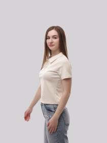 Поло жіноче Молочний STREAM модель 710780 Фото