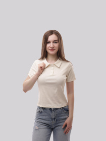 Поло жіноче Молочний STREAM модель 710780 Фото